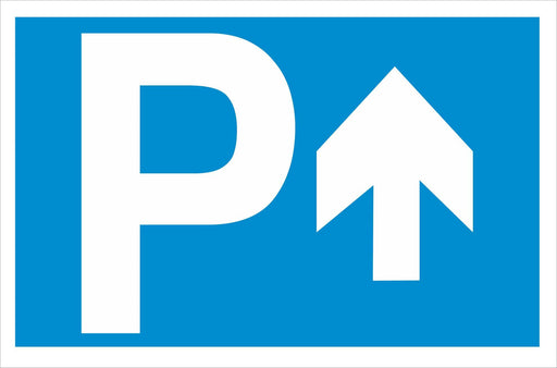 P - Parking - Up Arrow