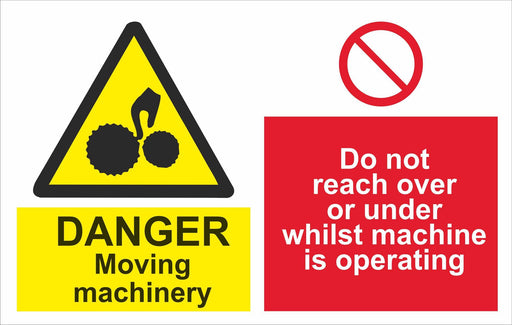 DANGER Moving machinery