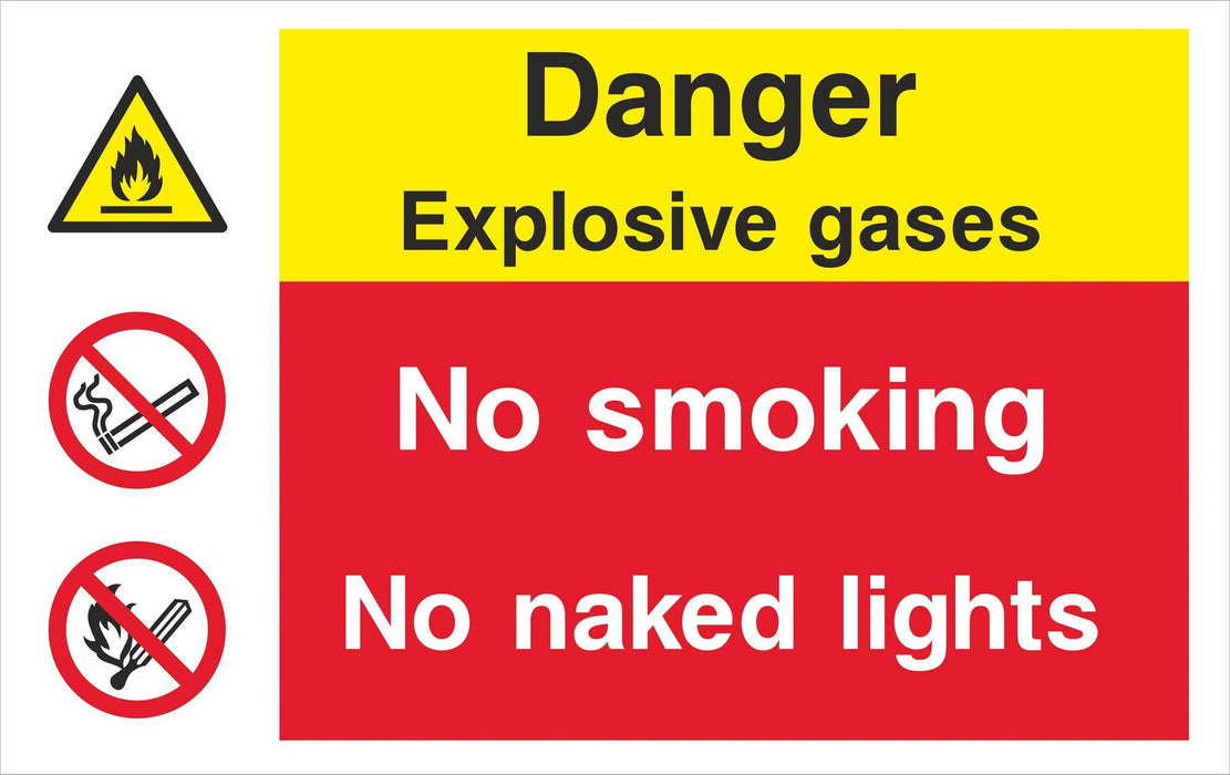Danger Explosive gases