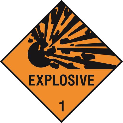 Hazardous Diamond - EXPLOSIVE 1