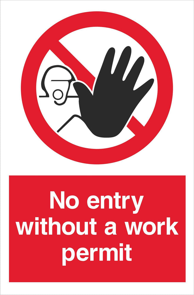 No entry without a work permit