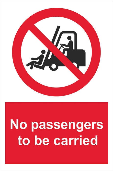 No passengers to be carried
