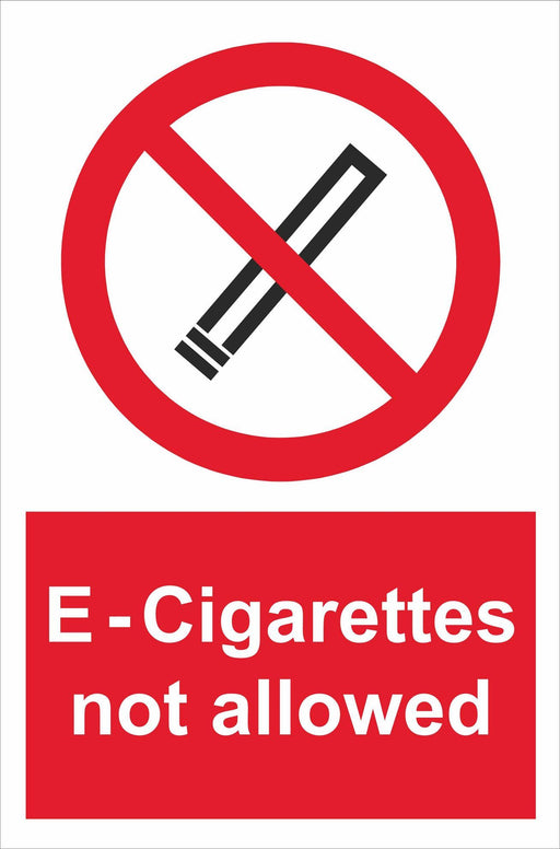 E-Cigarettes not allowed