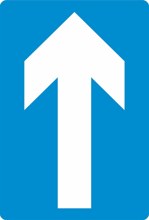 Ahead only - Road Traffic Sign