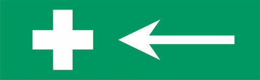 First aid symbol - arrow left