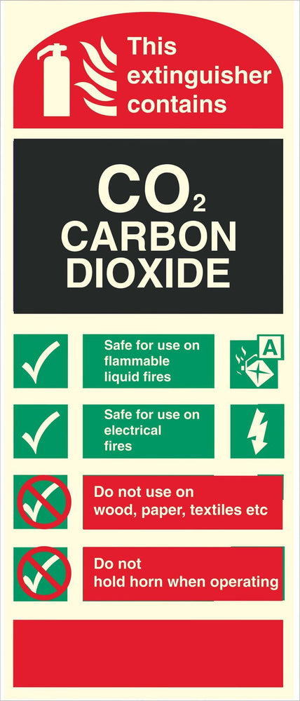 CO2 CARBON DIOXIDE - Fire Extinguisher
