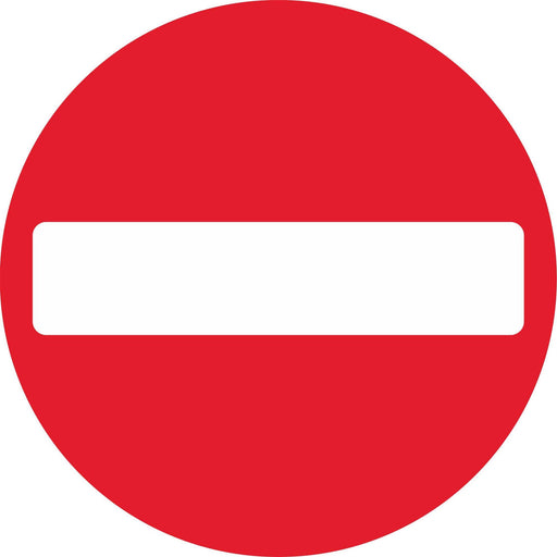 No entry for vehicular traffic - Road Traffic Sign