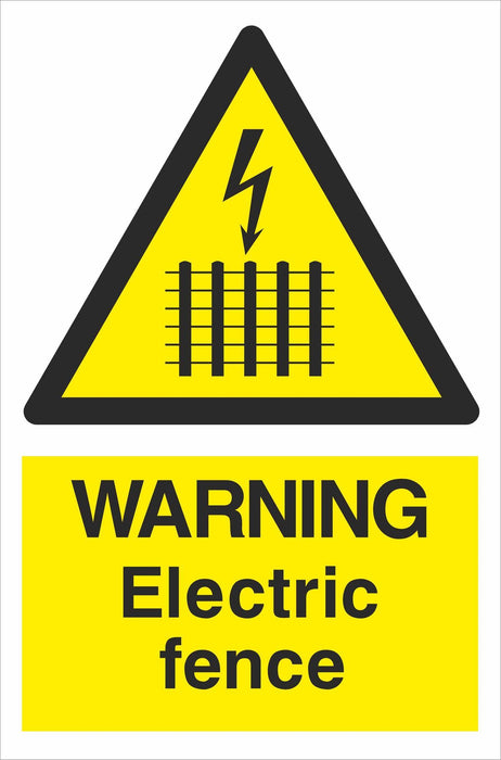WARNING Electric fence