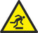 Warning Floor-level obstacle - Symbol sticker sheet