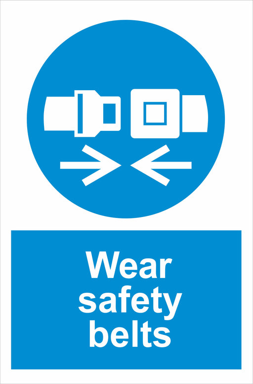 Wear safety belts