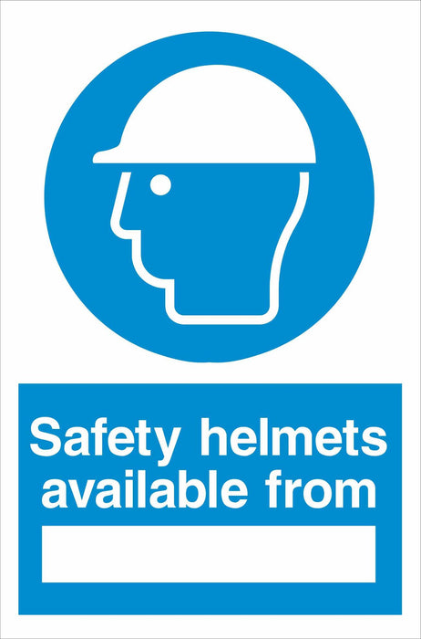 Safety helmets available from ….