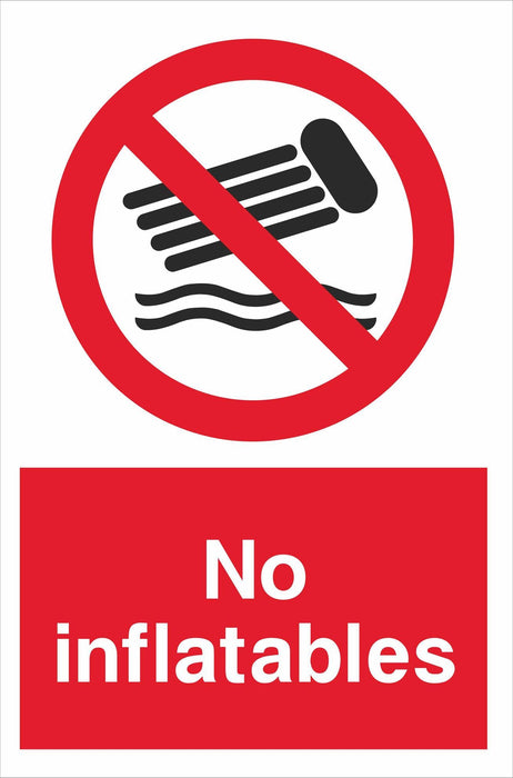No inflatables