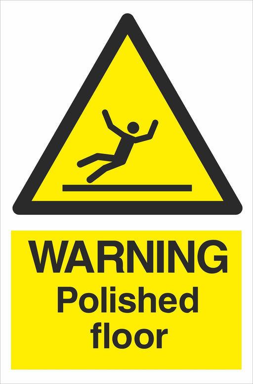 WARNING Polished floor