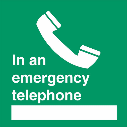In an emergency telephone …