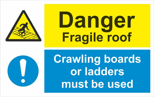 DANGER Fragile roof
