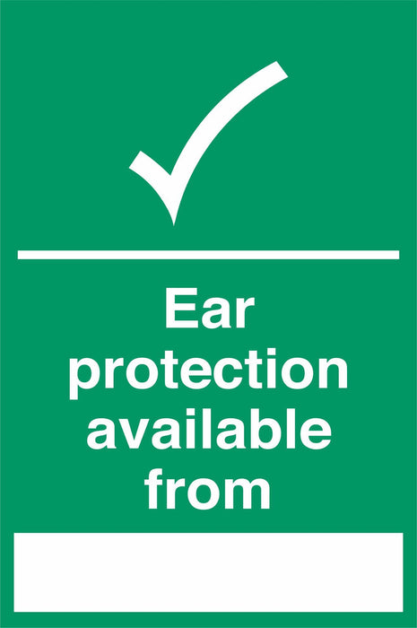 Ear protection available from ….