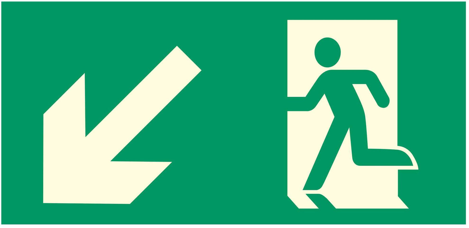 Emergency Escape - Running Man Left - Down Left Arrow
