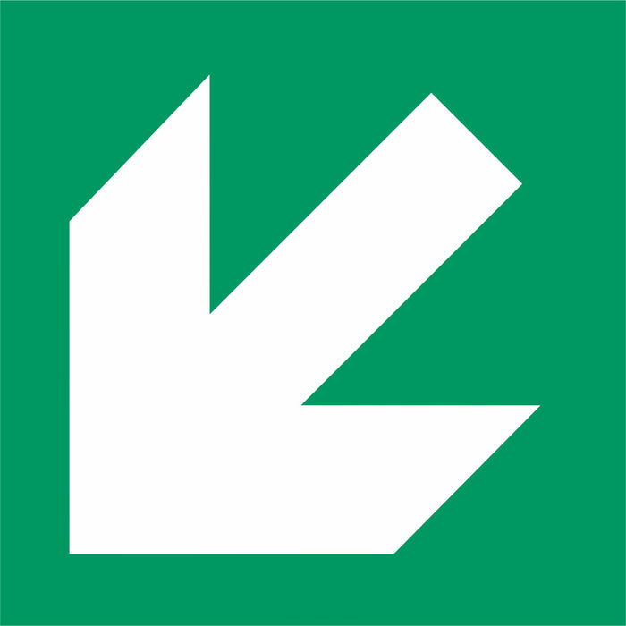 Emergency exit arrow left  - General safe conditions