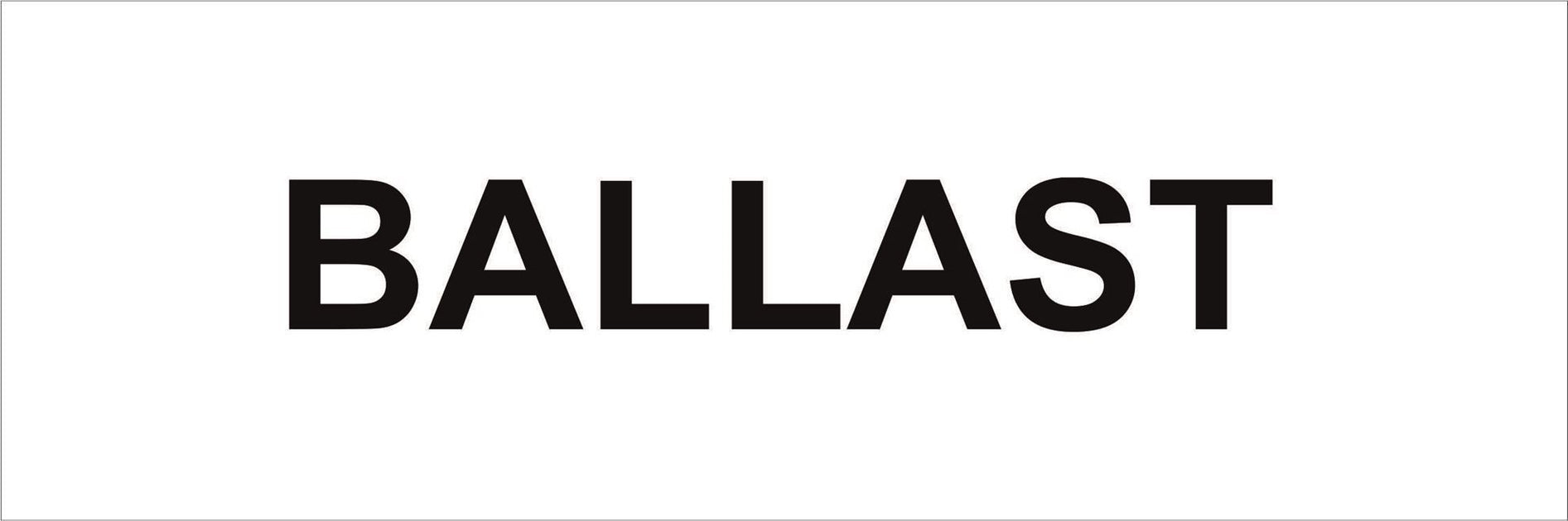 Pipeline Marking Label - BALLAST — Sign Services UK