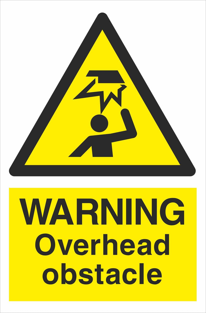 WARNING Overhead obstacle