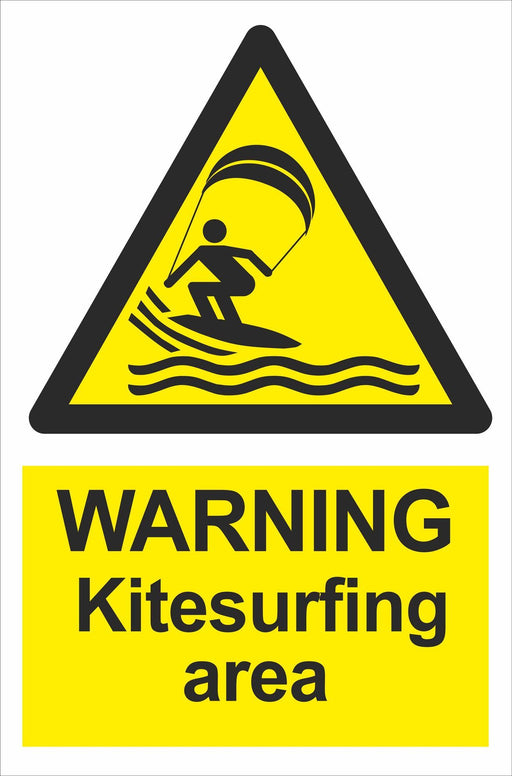 WARNING Kitesurfing area