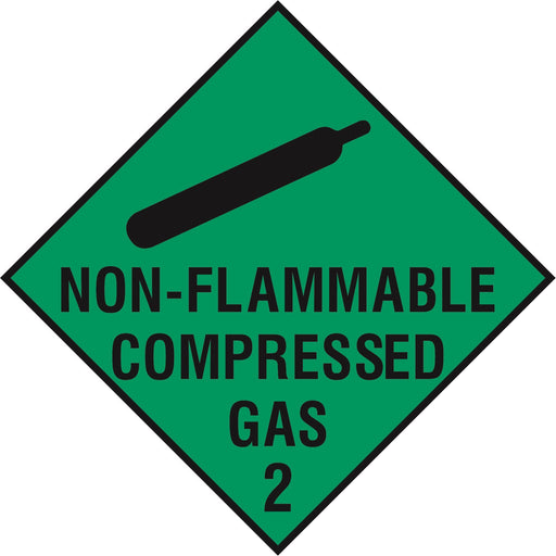 Hazardous Diamond - NON-FLAMMABLE COMPRESSED GAS 2