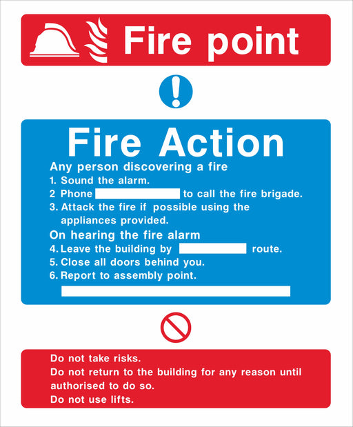 Fire Action - Fire point