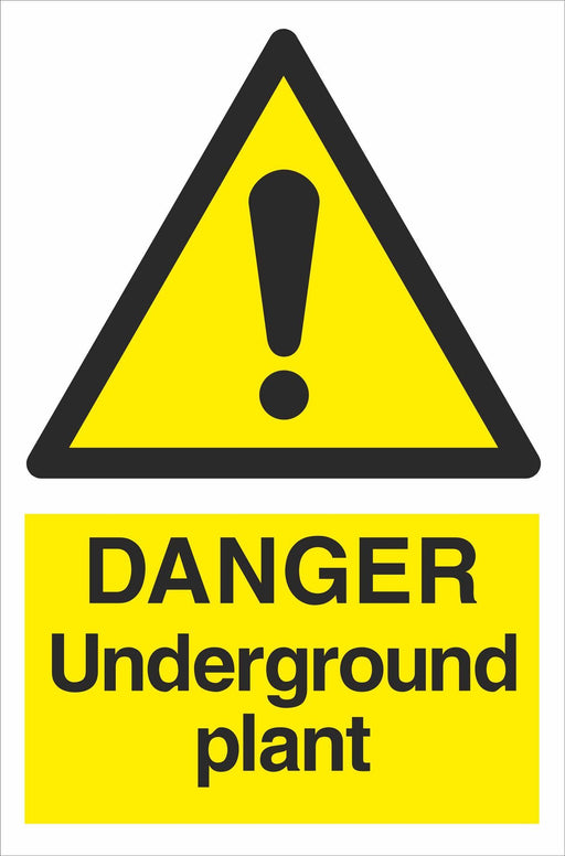 DANGER Underground plant