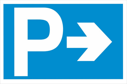 P - Parking - Right Arrow