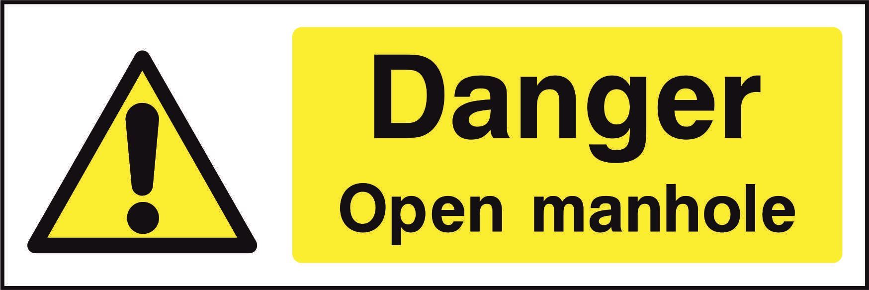 Danger Open manhole