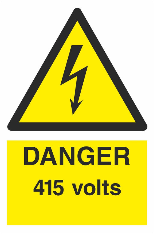 DANGER 415 volts