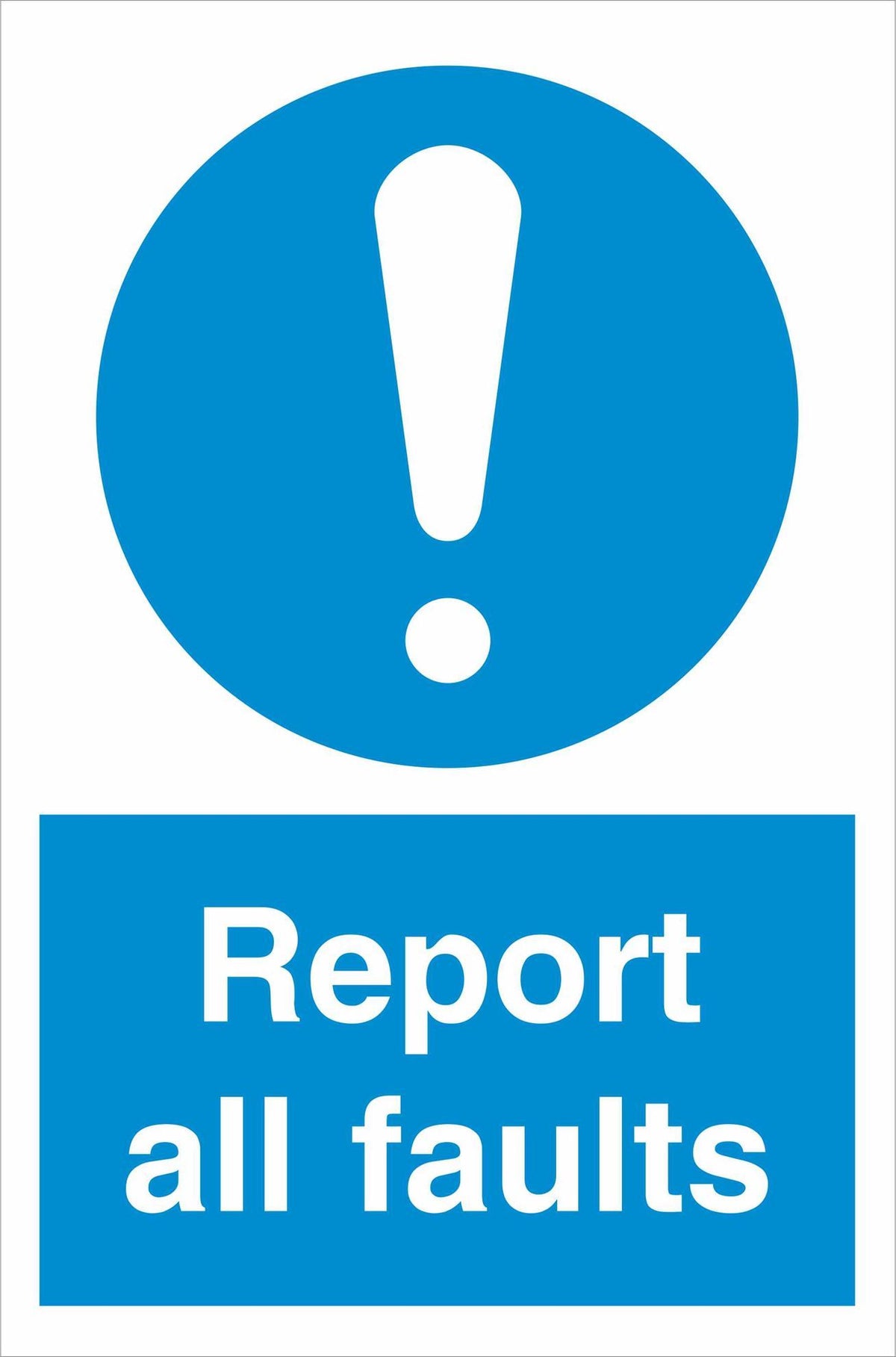 Report all faults — Sign Services UK