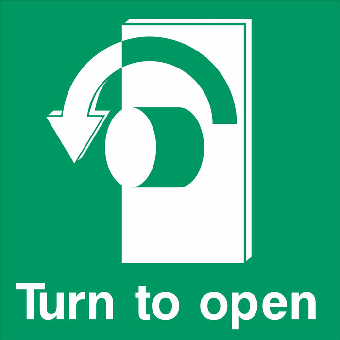 Turn to open