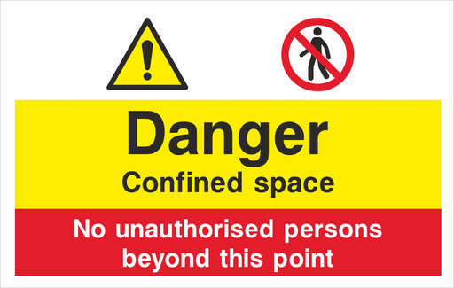 Danger confined space