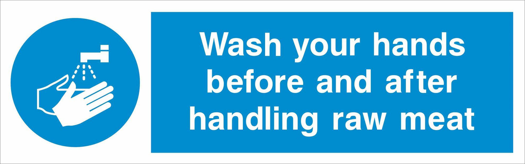 Wash your hands before and after handling raw meat