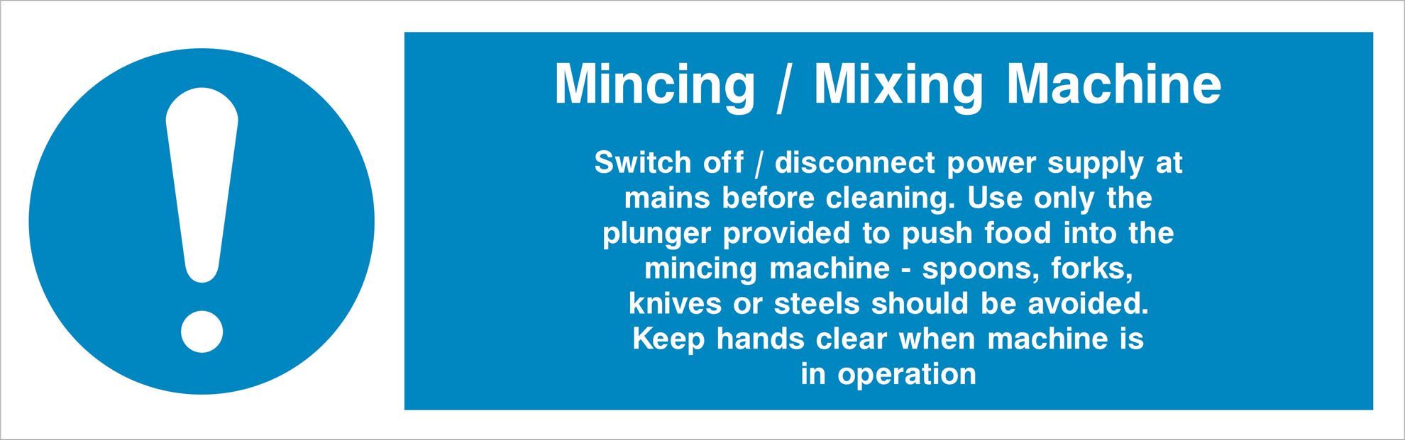 Mincing / Mixing Machine — Sign Services UK