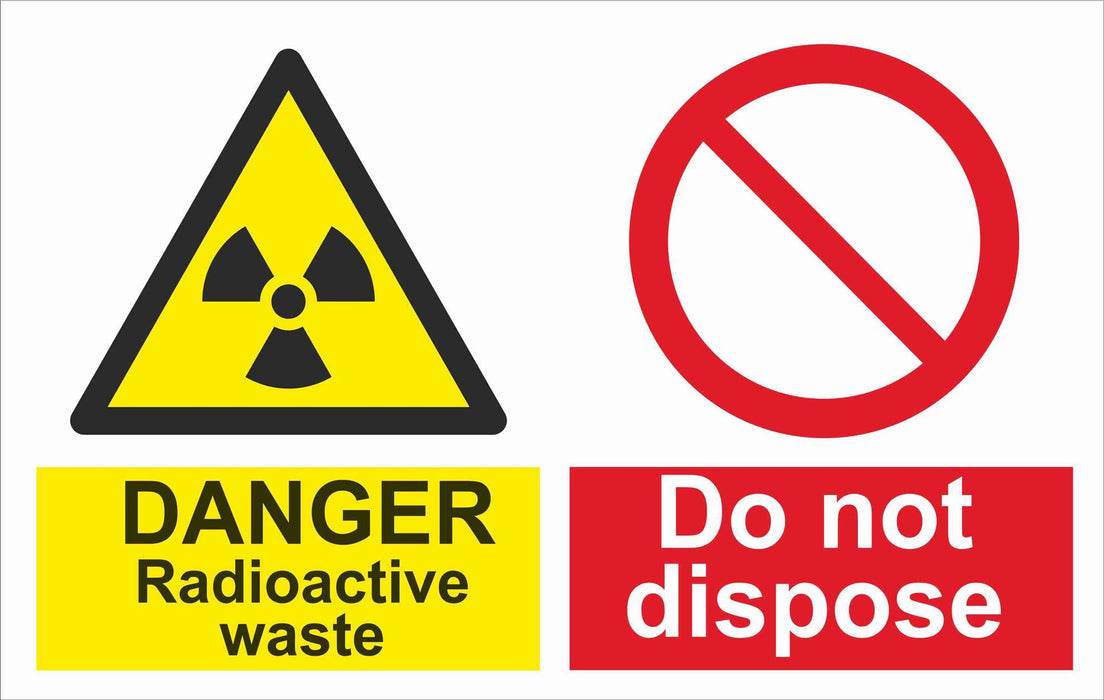 DANGER Radioactive waste