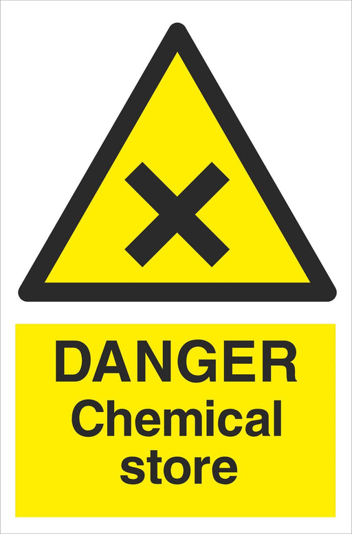 DANGER Chemical store