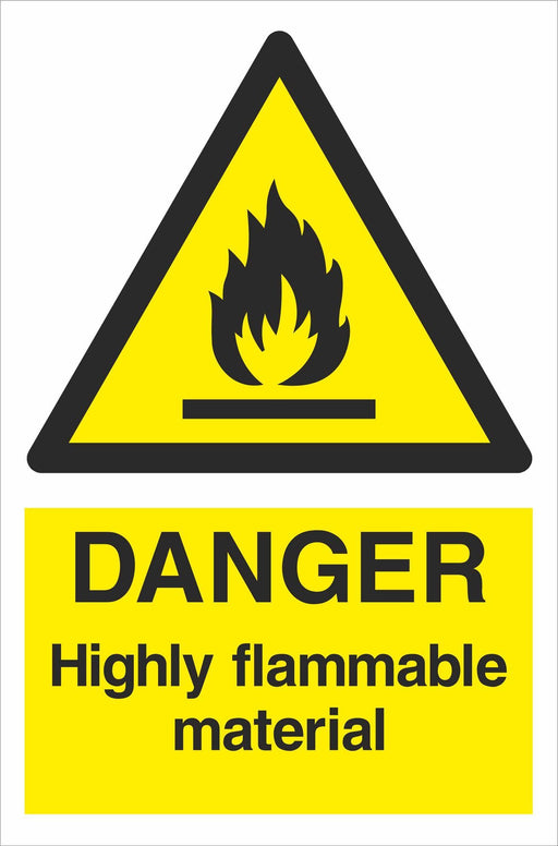 DANGER Highly flammable material