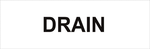 Pipeline Marking Label - DRAIN