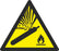 Warning pressurised cylinder - Symbol sticker sheet
