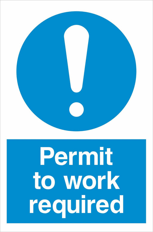 Permit to work required