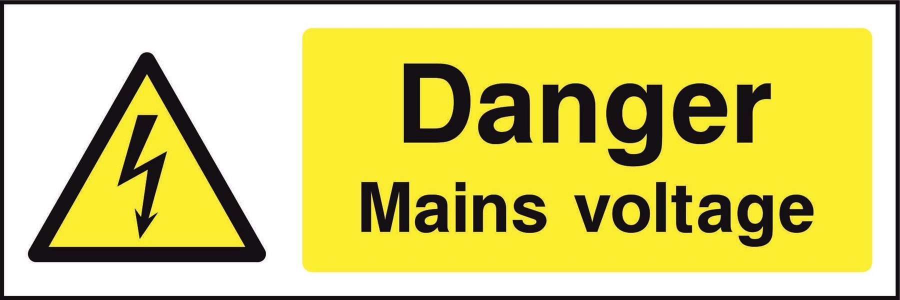 Danger Mains voltage