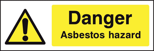 Danger Asbestos hazard