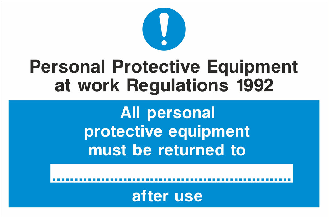Personal Protective Equipment at work Regulations 1992