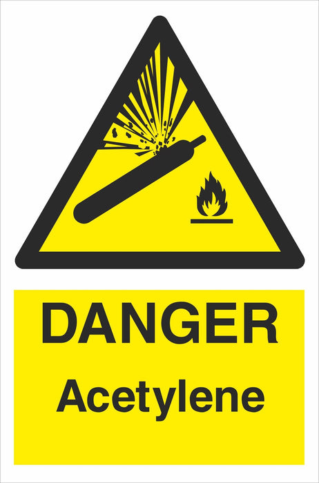 DANGER Acetylene
