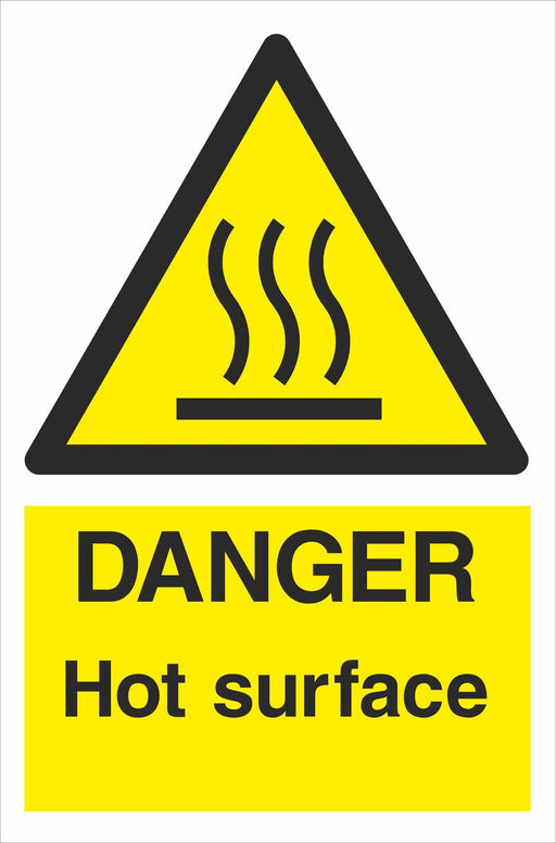DANGER Hot surface