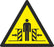 Warning Crushing - Symbol sticker sheet
