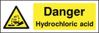 Danger Hydrochloric acid