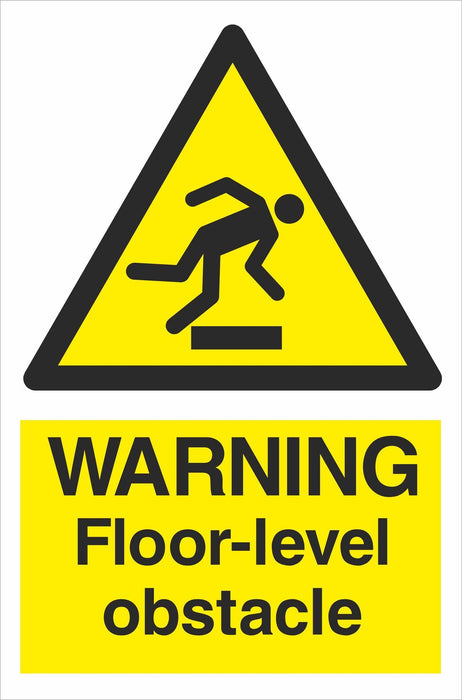 WARNING Floor-level obstacle